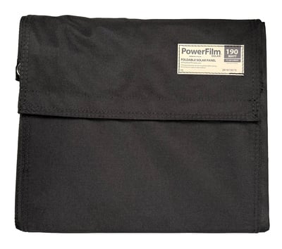 190W Black Crystalline Foldable Solar Panel