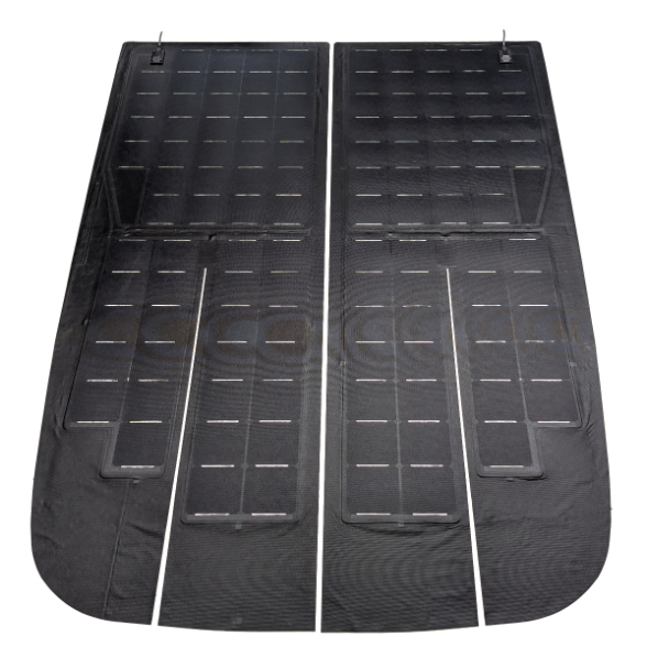 400W Freightliner Cascadia Mid-Roof Fairing SuperFlex Solar Panel with Integrated Edge Seal