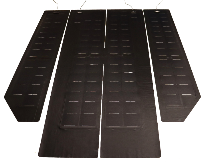 400W Kenworth T680 Fairing SuperFlex Solar Panel with Integrated Edge Seal
