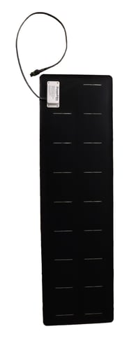 50W SemiFlex Solar Panel with Built-In Charge Controller and Integrated Edge Seal