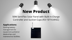 50W SemiFlex Solar Panel with Built-In Charge Controller and Suction Cups (Product Showcase) (250 x 141)