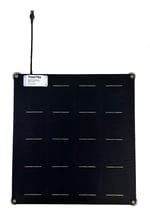 50W SemiFlex Solar Panel with Built-In Charge Controller and Suction Cups