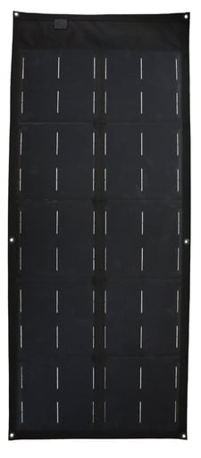 Blacki 135W Crystalline Foldable Solar Panel deployed