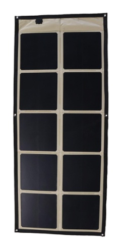 135W Crystalline Foldable Solar Panel deployed