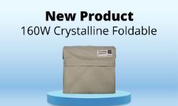 160W Crystalline Foldable Solar Panel Product Showcase