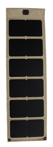 40W Crystalline Foldable Solar Panel Deployed (185 x 512)