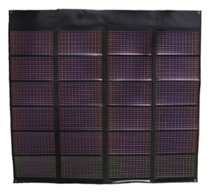 60W Foldable Solar Panel with Overlaminate Deployed (300 x 276)