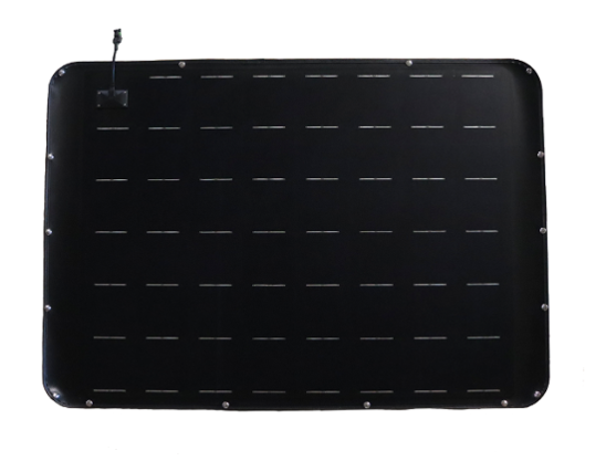 160W Club Car Caryall PowerDrive Golf Car Solar Panel (548 x 417)