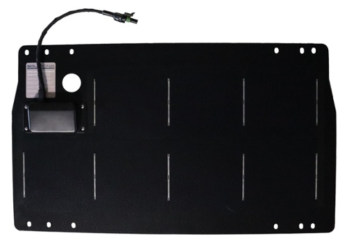 24W Semi-Flexible Solar Panel with Integrated Charge Controller for Thermo King Precedent Trailer Refrigeration Unit