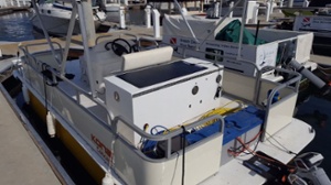 Soltronix Semi-Flexible Solar Panel installed on a boat