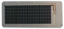 Electronic Component Solar Panel on a Metal Substrate
