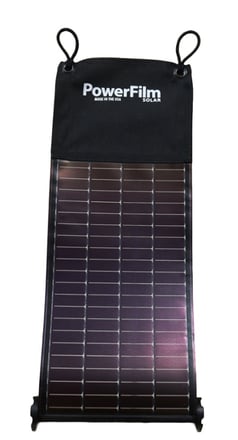 LightSaver Portable Solar Charger unrolled