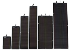 rollable solar panel line