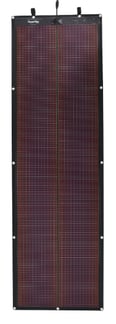 60 watt rollable solar panel deployed
