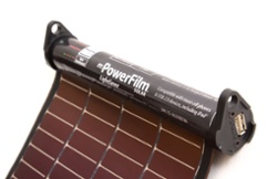 LightSaver Portable Solar Charger Unrolled