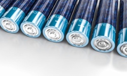 line of batteries