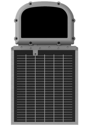 Solar powered asset tracking product