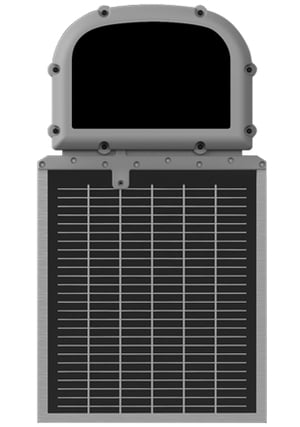 Solar powered asset tracking product Solar powered asset tracking product