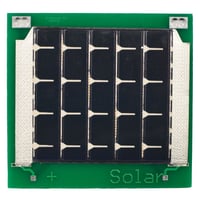 solar panel connected to a pcb using backside contacts solar panel connected to a pcb using backside contacts