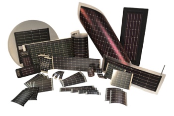 Assorted electronic component thin film amorphous silicon solar panels