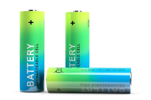 Three rechargeable batteries Three rechargeable batteries